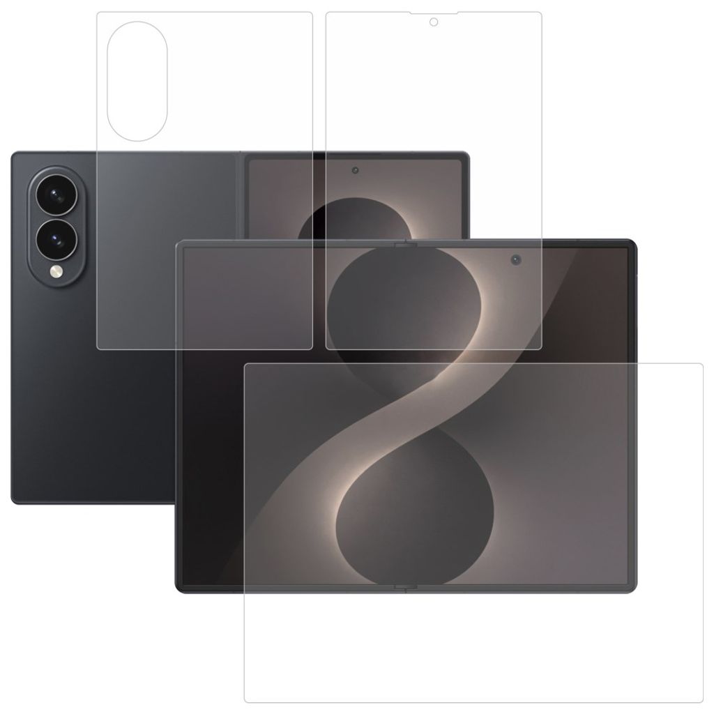 Samsung Galaxy Z Fold8 Skærmbeskyttelse Sæt (3-pak) Forside + Bagside