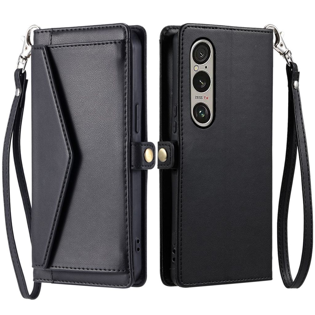 Sony Xperia 1 VII Fodral med Bärrem - Svart