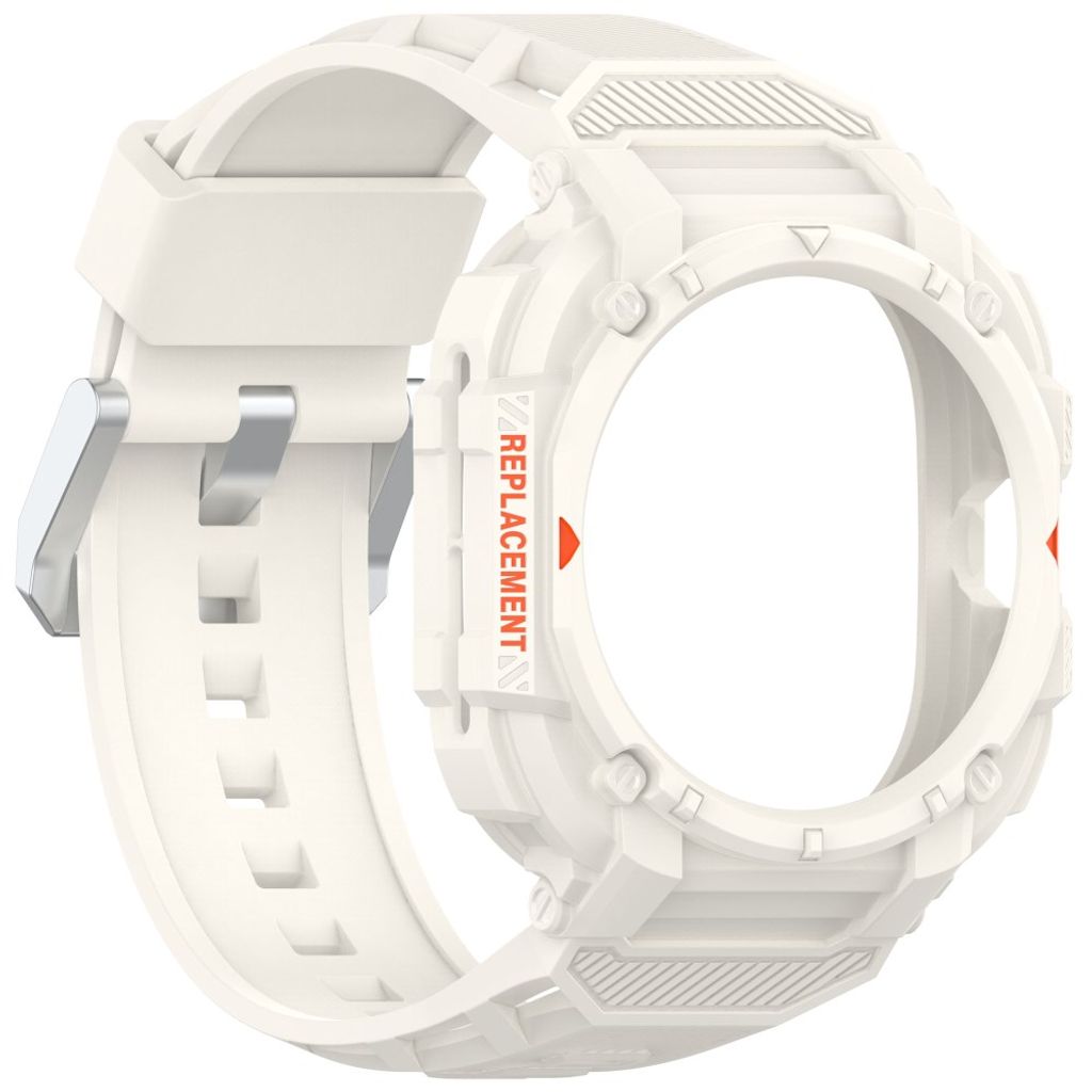 Samsung Galaxy Watch Ultra/Ultra2 silikon klokkerem med deksel - Starlight