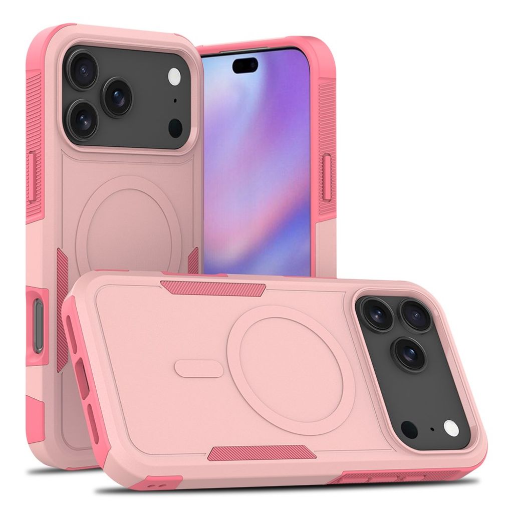 iPhone 17 Pro Max MagSafe Deksel Støtsikkert - Rosa