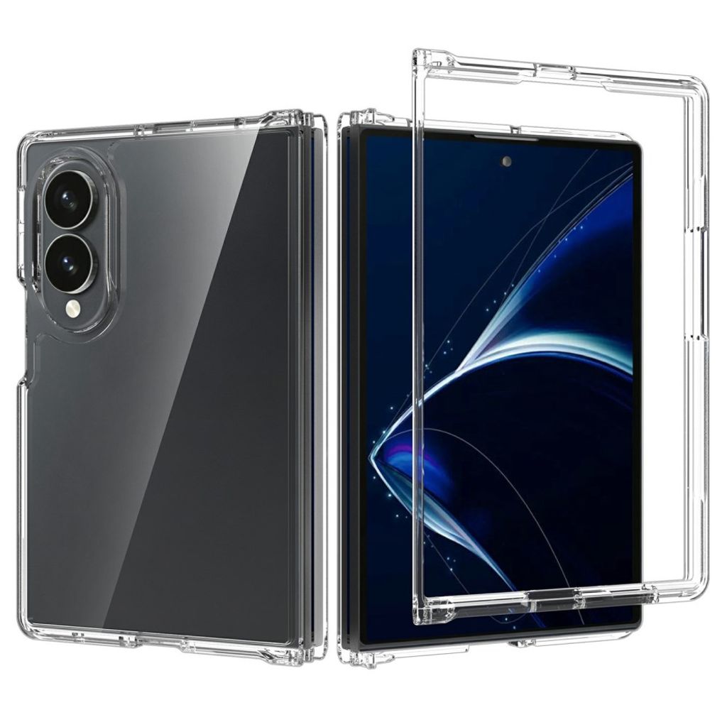 Samsung Galaxy Z Fold8 Cover med akrylbagside - Gennemsigtig