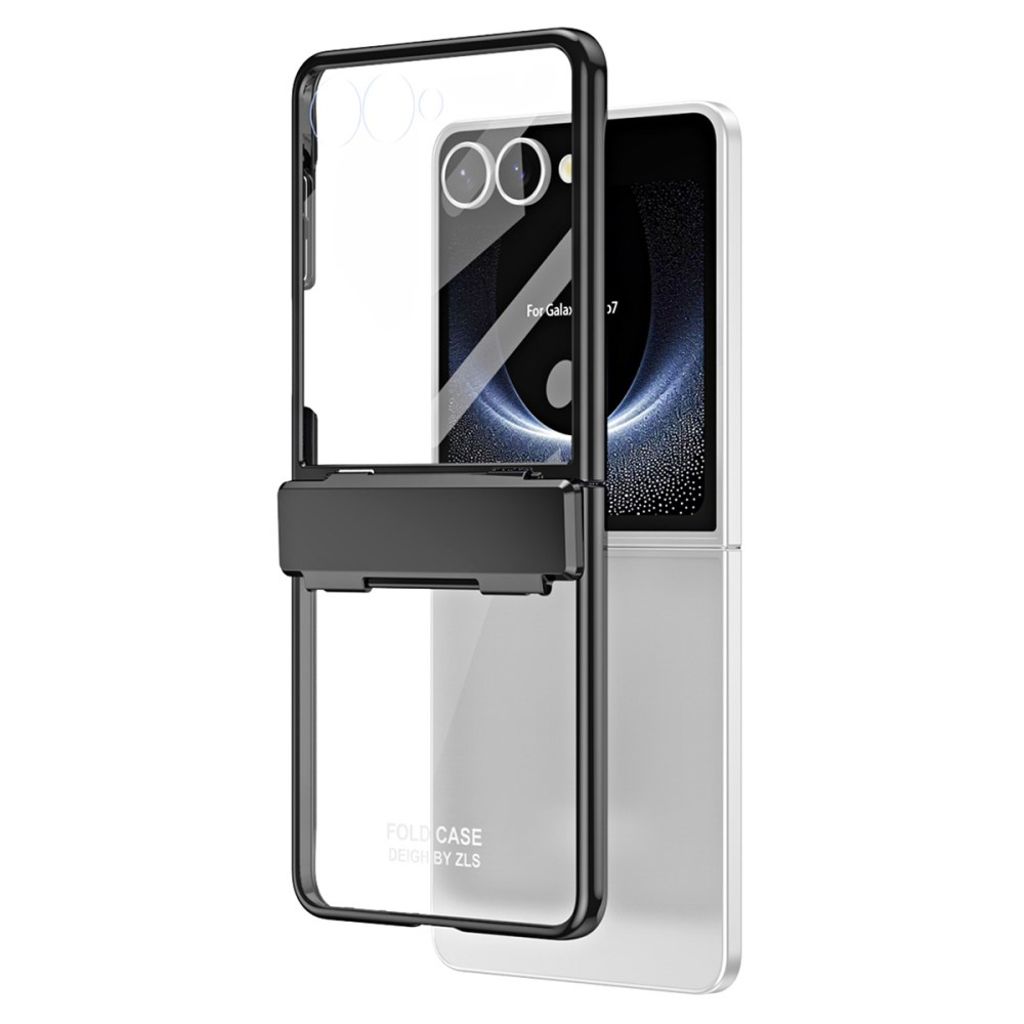 Samsung Galaxy Z Flip7 5G Skal med skärmskydd - Svart