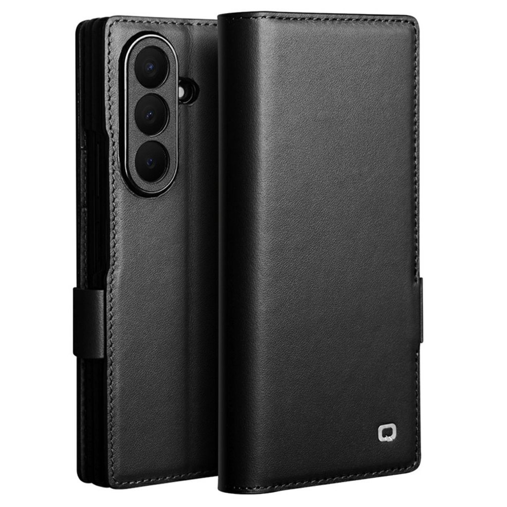 QIALINO Samsung Galaxy Z Fold8 Ultra Flip cover i ægte læder - Sort