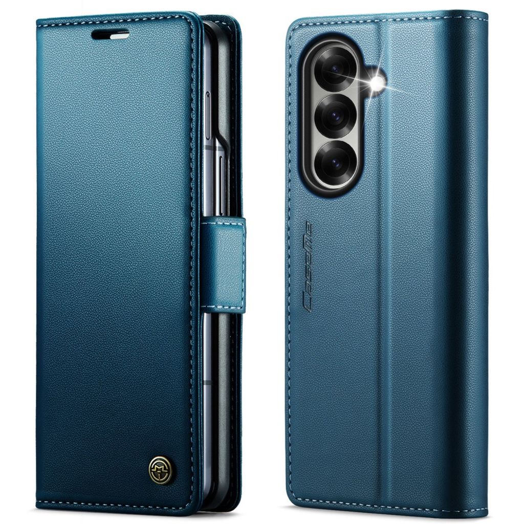 CASEME Samsung Galaxy Z Fold8 Ultra Flip Cover med RFID blokering - Blå