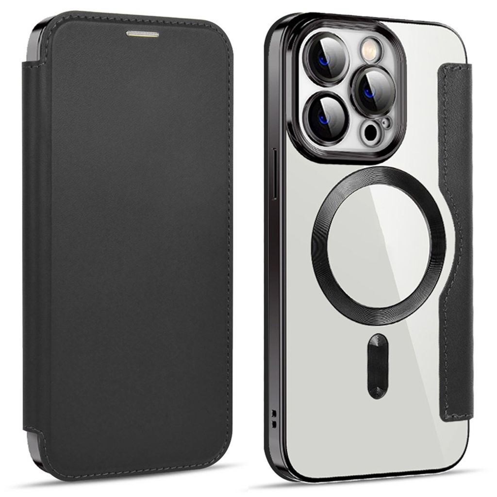 iPhone 14 Pro Plånboksfodral MagSafe RFID-blockerande – Svart