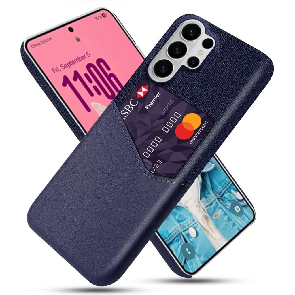 Samsung Galaxy S26 Ultra Case with Card slot - Blue