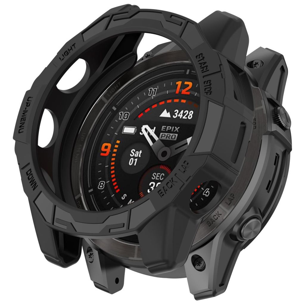 Garmin Epix Pro/Fenix 7X TPU Deksel – Svart