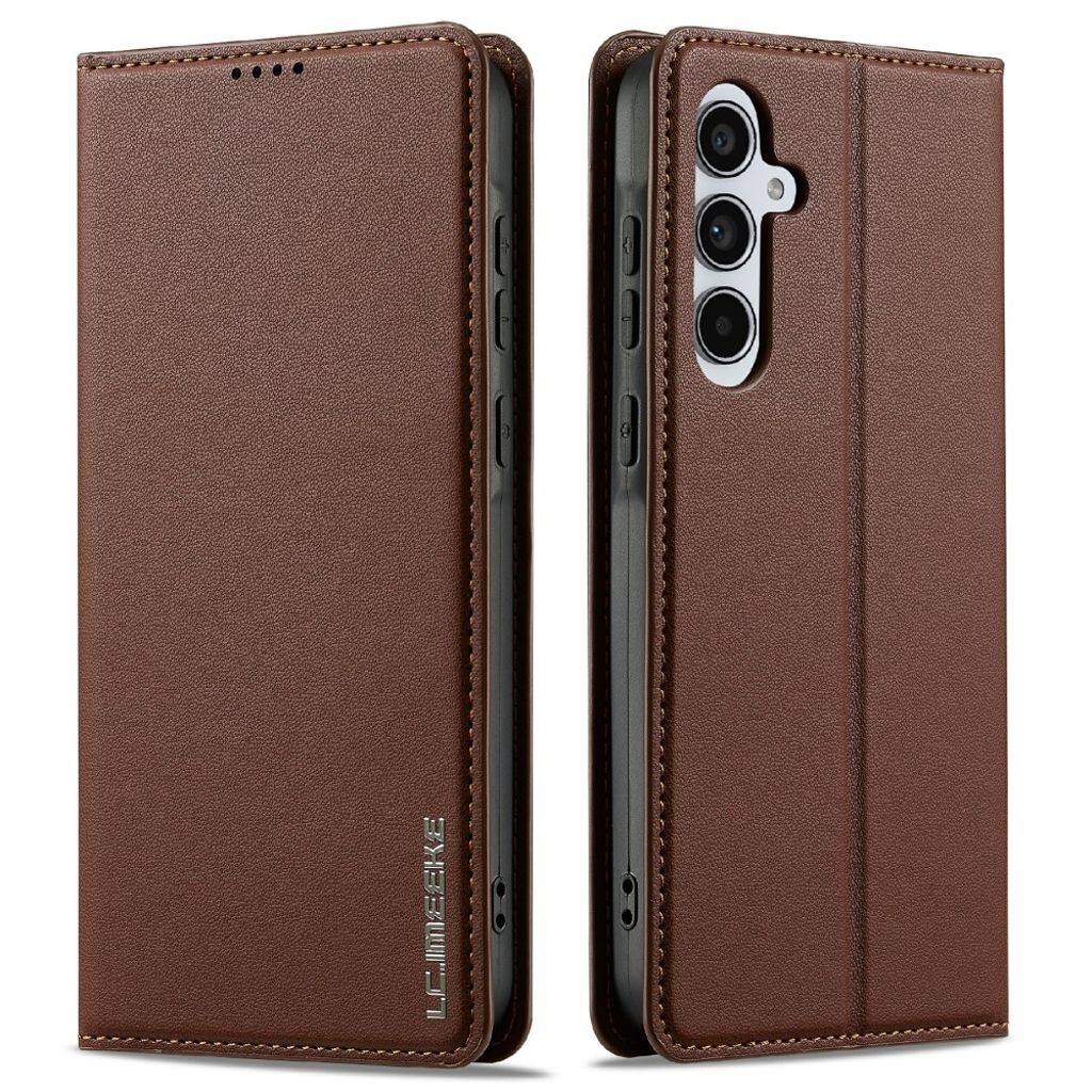 LC.IMEEKE Samsung Galaxy S25 FE Plånboksfodral - Brun