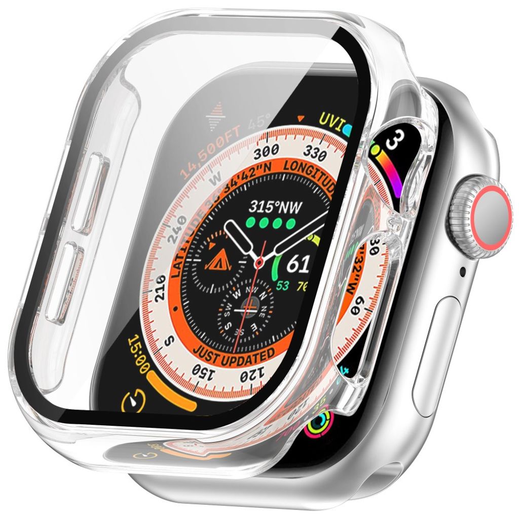 Apple Watch Series 11/10 42mm deksel med skjermbeskytter – gjennomsiktig