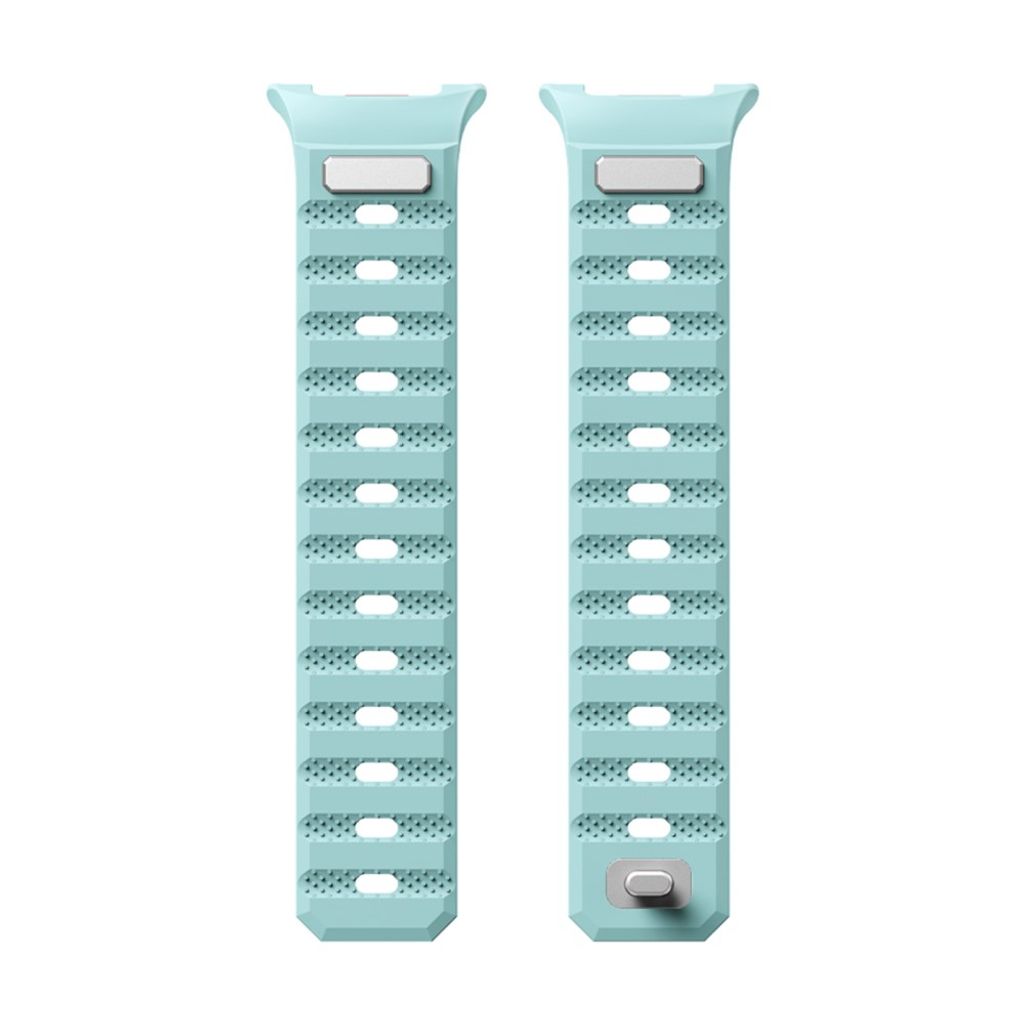 Samsung Galaxy Watch9/9 Classic/8/8 Classic Magnetisk silikon klokkerem - Lys cyan