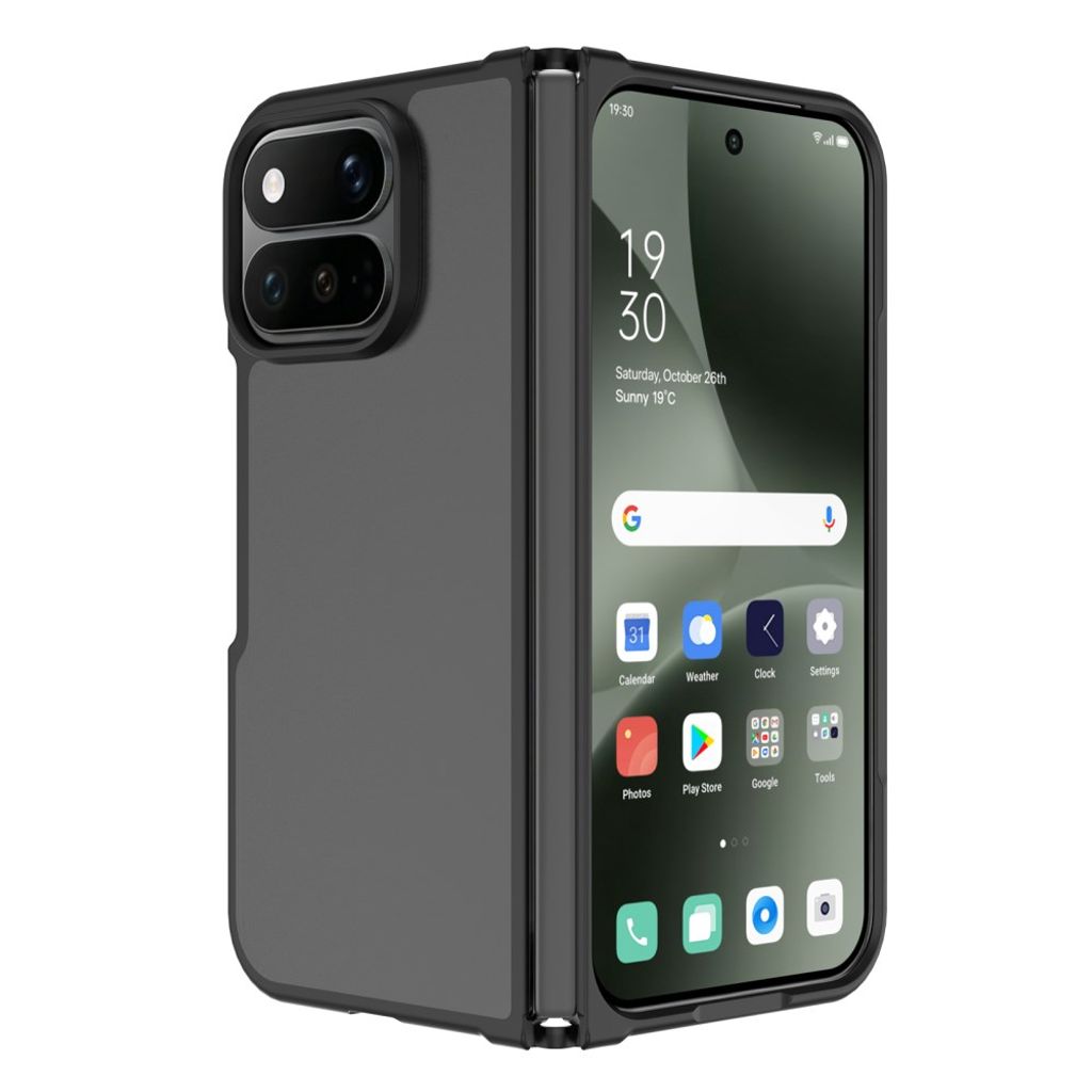 Google Pixel 11 Pro Fold Skal med akrylbaksida - Svart