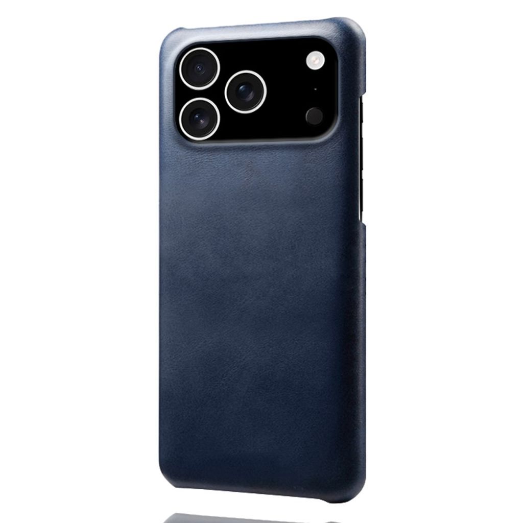 iPhone 18 Pro/17 Pro Kuori PU-nahkaa - Sininen