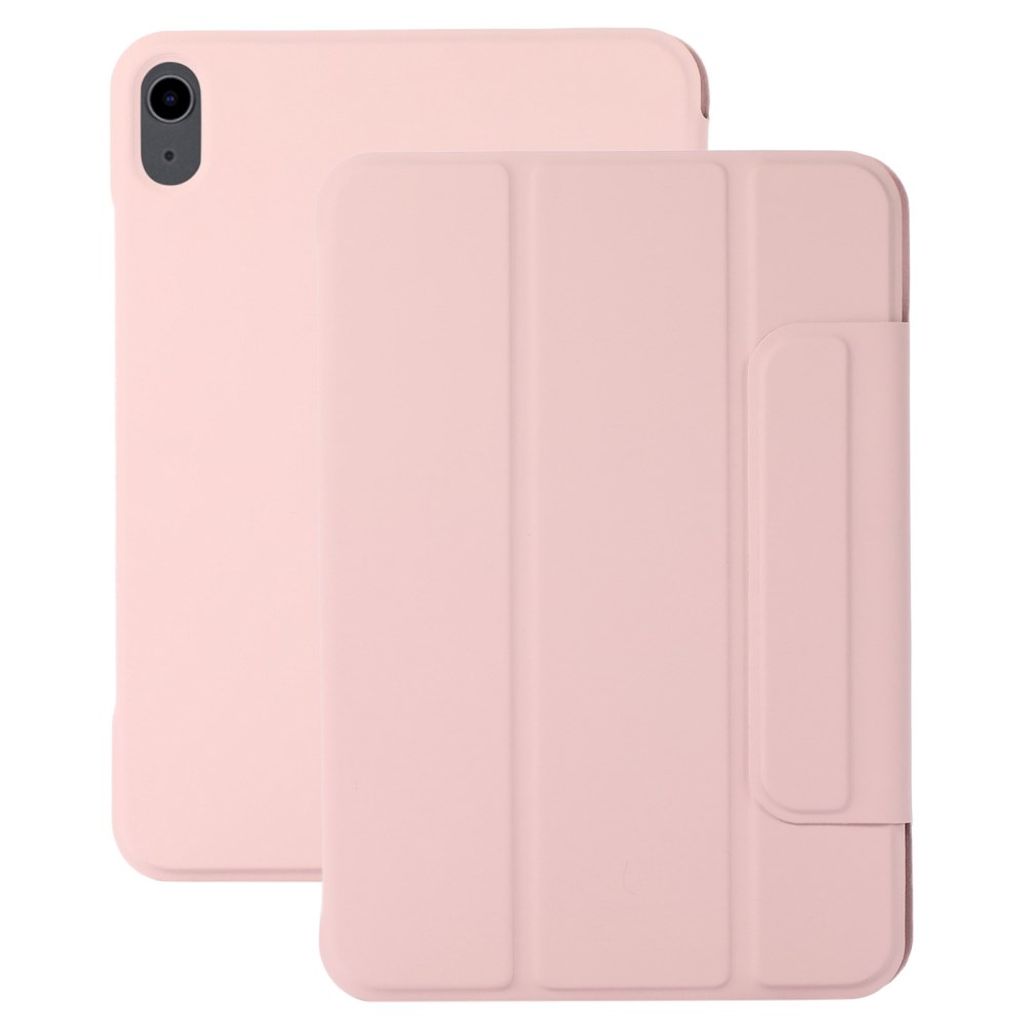 iPad A16 11" 2025/10.9" 2024 Tri-fold flip cover i kunstlæder - Lyserød