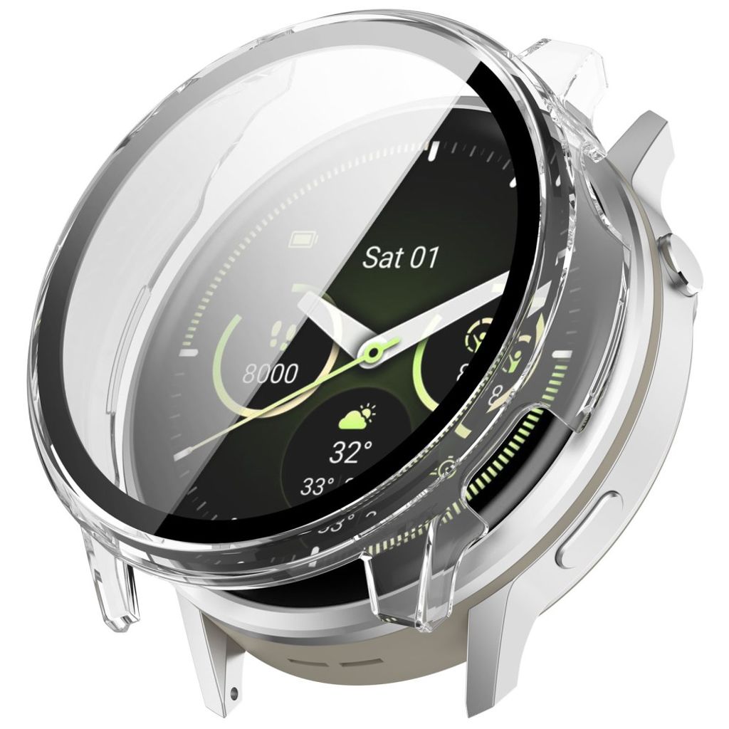 Garmin Venu 4 41mm Skal med Skärmskydd i Härdat Glas – Transparent