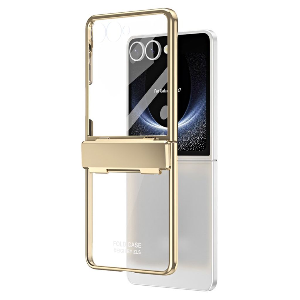 Samsung Galaxy Z Flip7 5G skal med skärmskydd - Gul