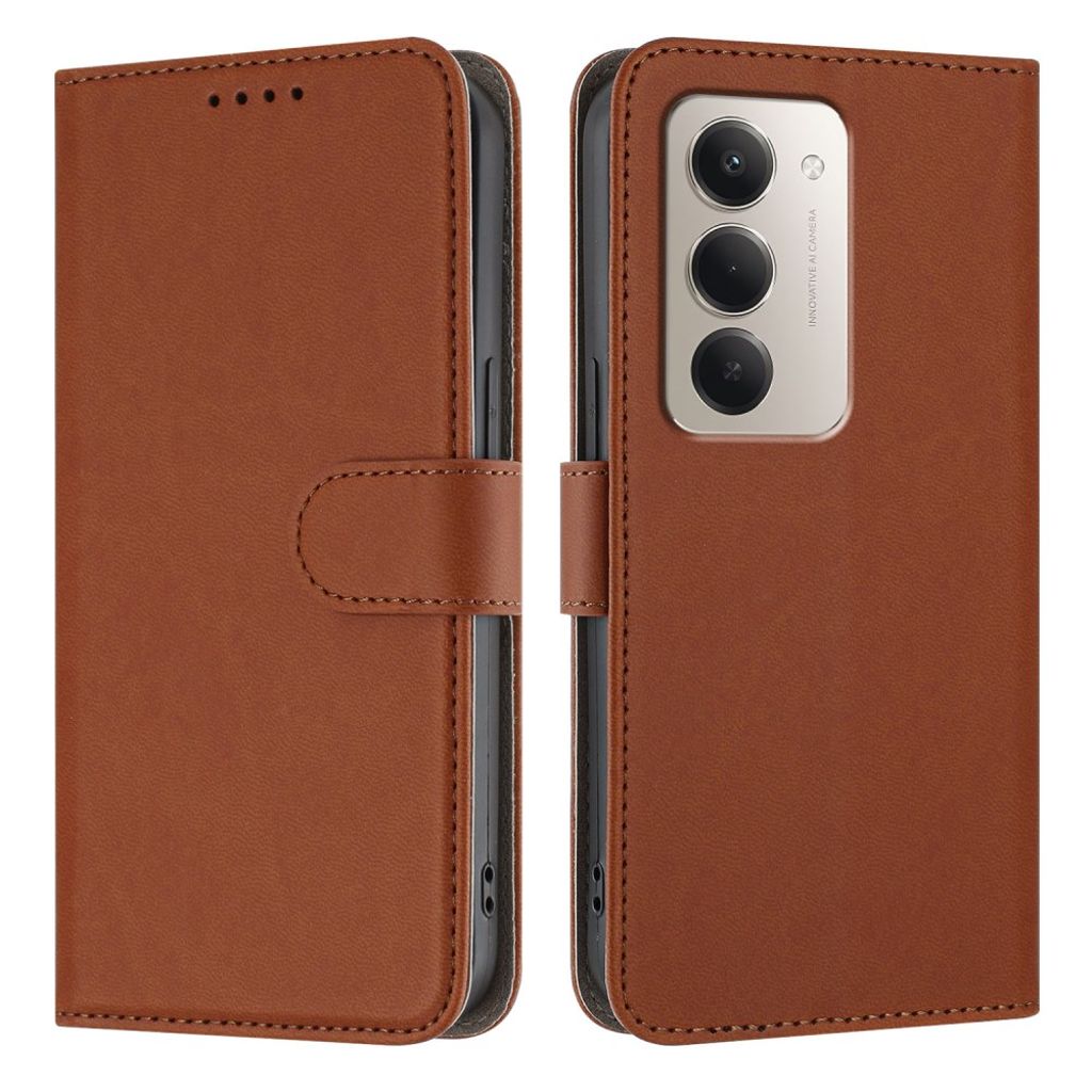 Xiaomi Redmi 15 5G Wallet Cover - Brown