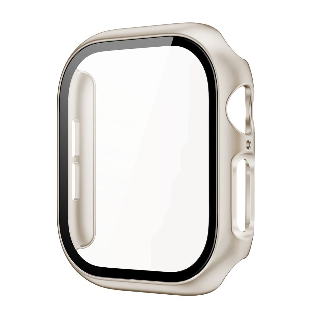 Apple Watch 12 46mm Deksel med skjermbeskytter i herdet glass - Sølv