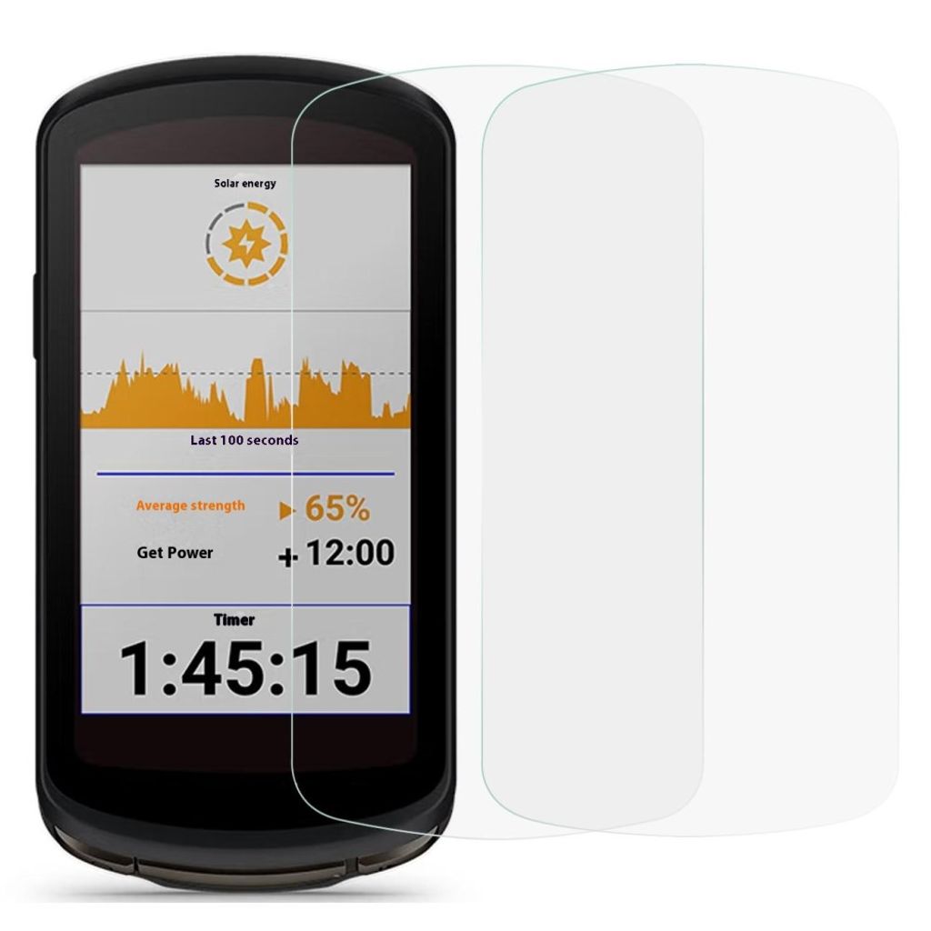 Garmin Edge 1040 skärmskydd i härdat glas 2-pack