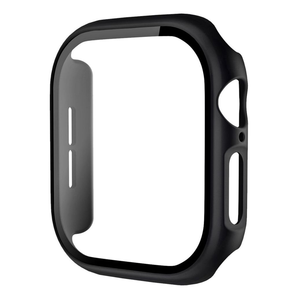 Apple Watch Series 11/10 46 mm deksel med skjermbeskytter herdet glass – svart