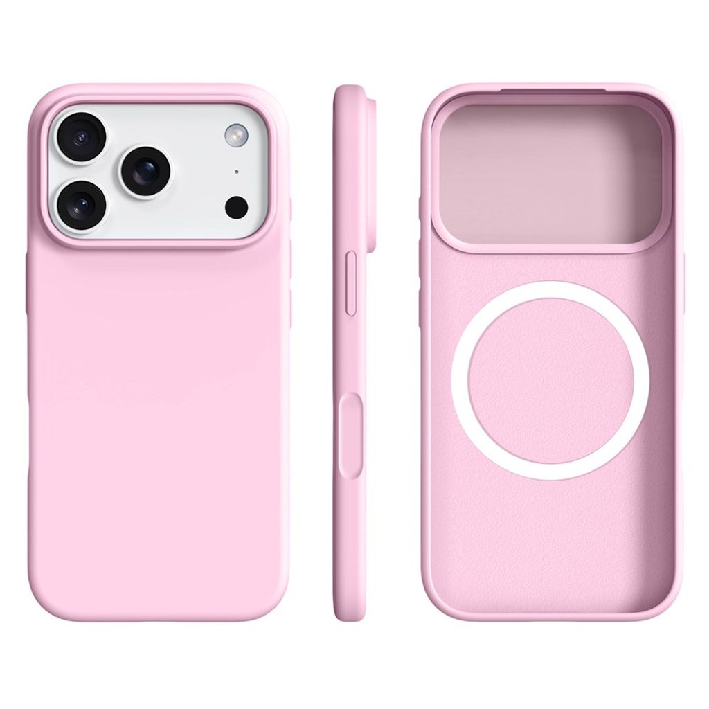 iPhone 18 Pro/17 Pro MagSafe deksel i silikon - Rosa