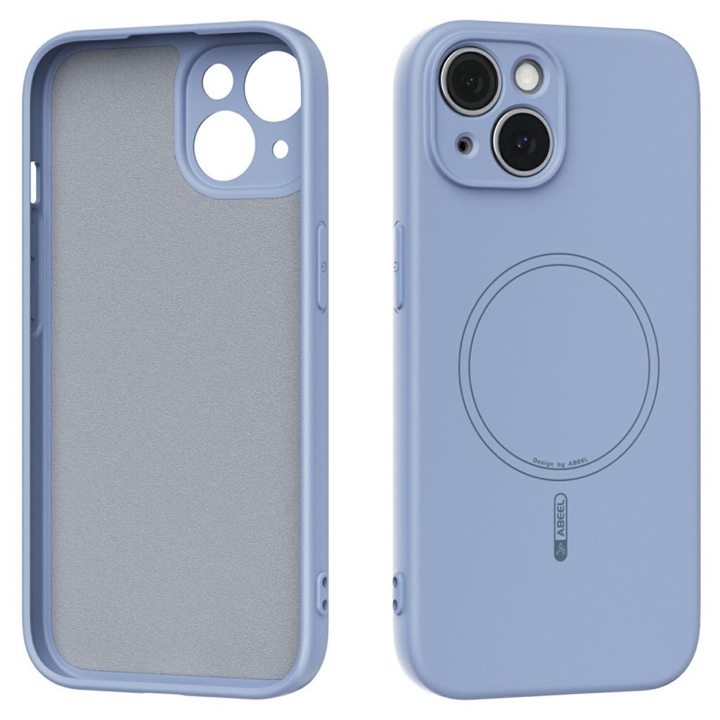 ABEEL iPhone 13 Case MagSafe Liquid Silicone - Blue
