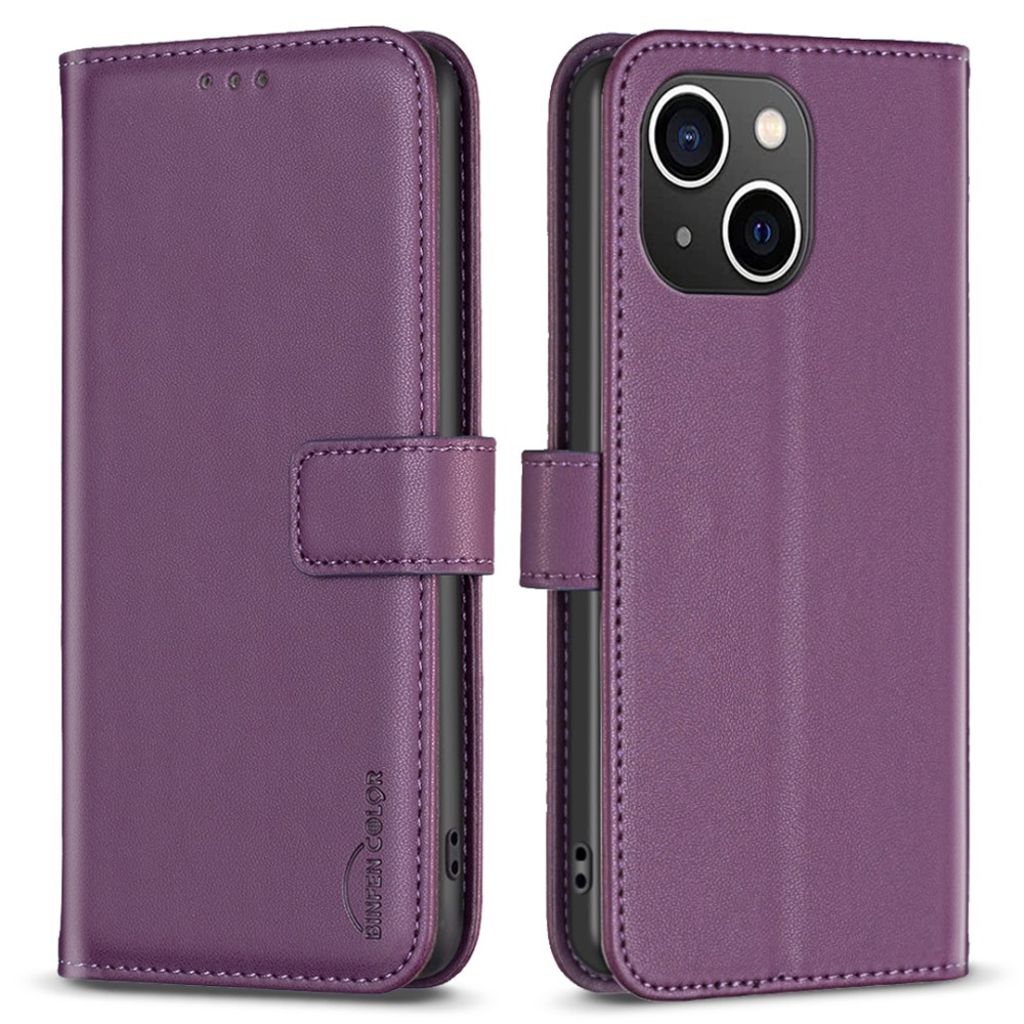 BINFEN COLOR iPhone 15 Plus Kotelo - Tummanvioletti