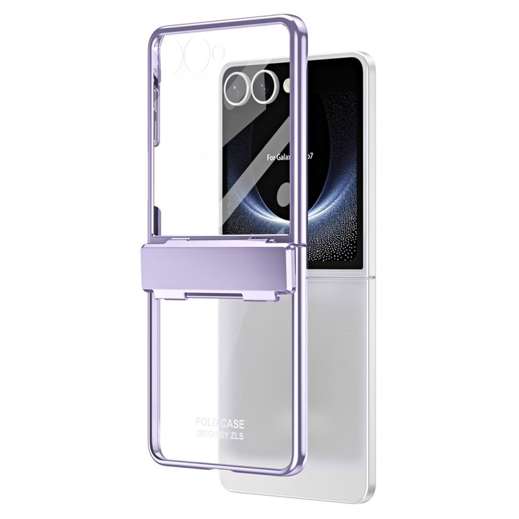 Samsung Galaxy Z Flip7 5G Cover med Skærmbeskytter - Lilla