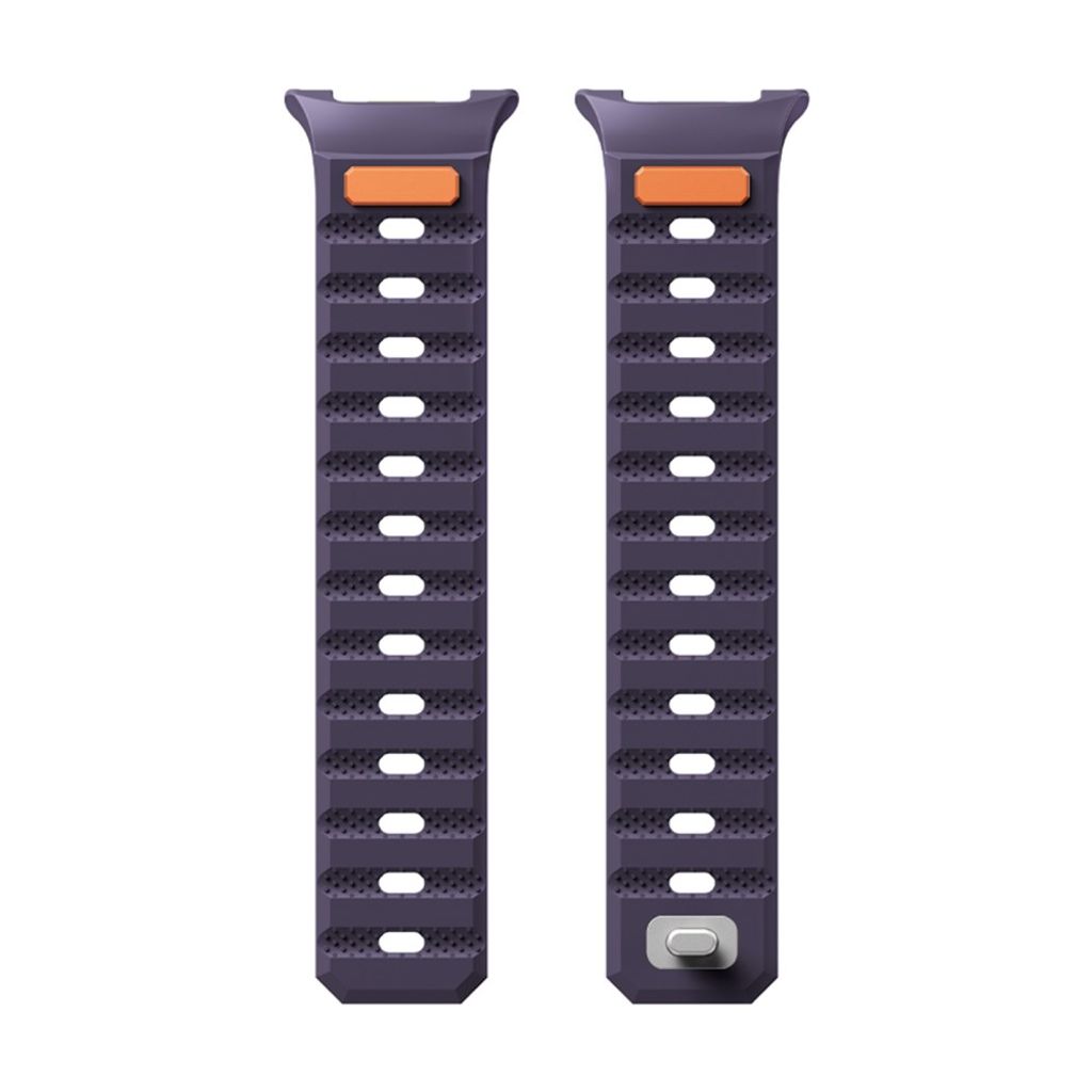 Samsung Galaxy Watch9/9 Classic/8/8 Classic Magnetisk silikon klokkerem - Mørk lilla