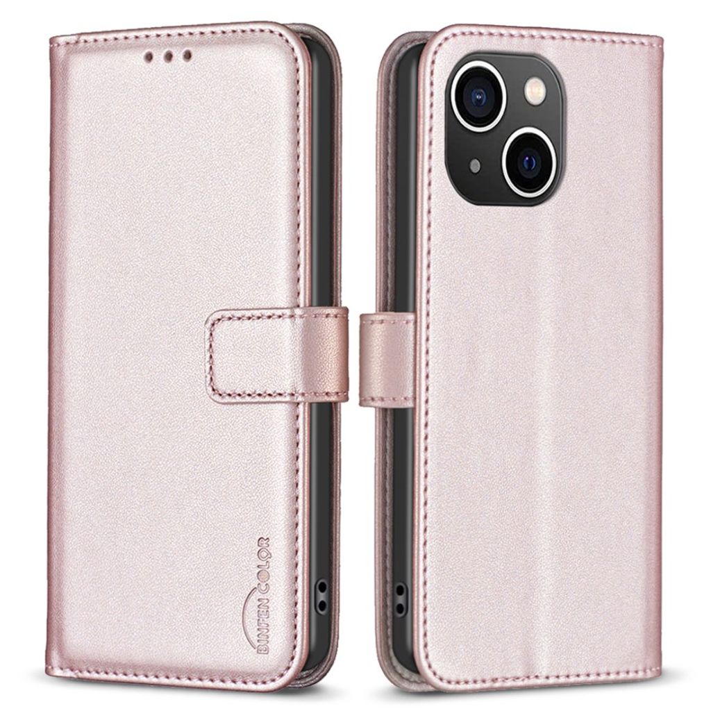 BINFEN COLOR iPhone 15 Plus Kotelo - Ruusu kultaa