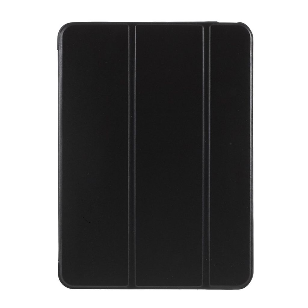 iPad Air 11"/10.9"/Pro 11" Tri-fold etui i silikon og PU-skinn - Svart