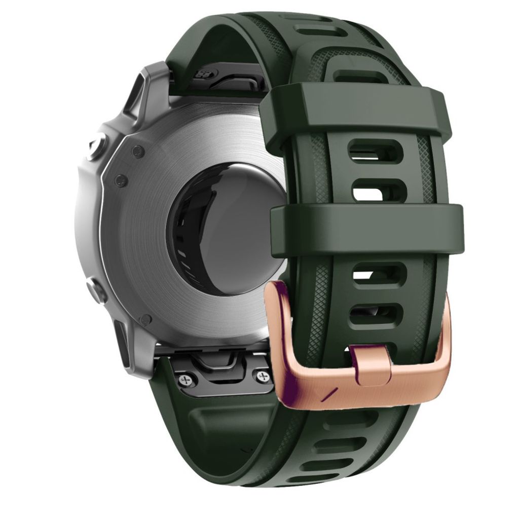 Garmin Fenix ​​​​7S/6S/5S/Instict 2 etc. Silicone Watch Strap - Green