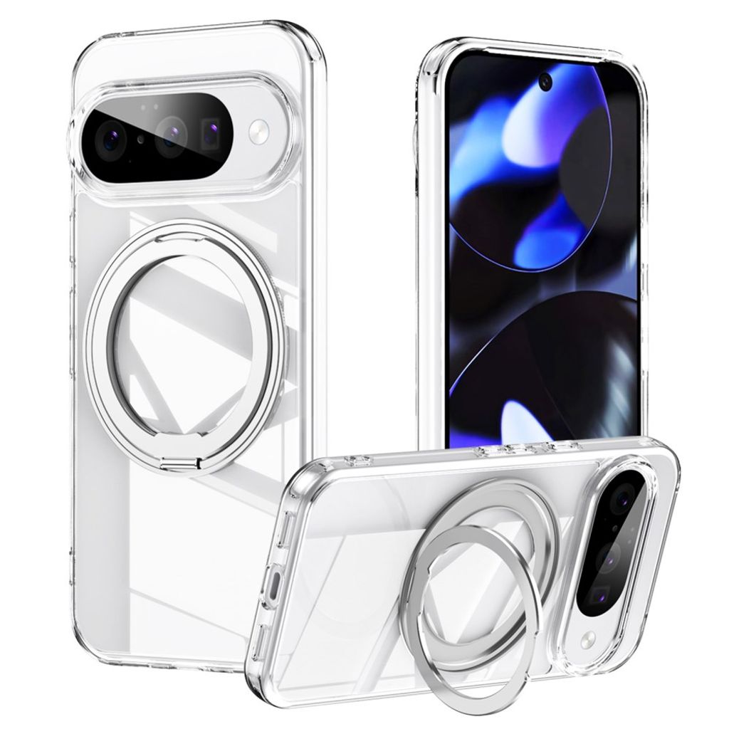 Google Pixel 11 / 11 Pro Skal med ringstativ - Transparent