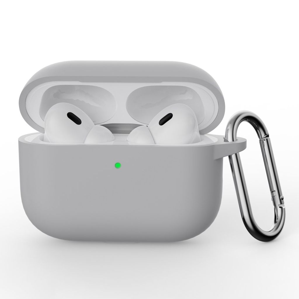 Apple AirPods Pro 3 Cover i Silikone - Lysegrå