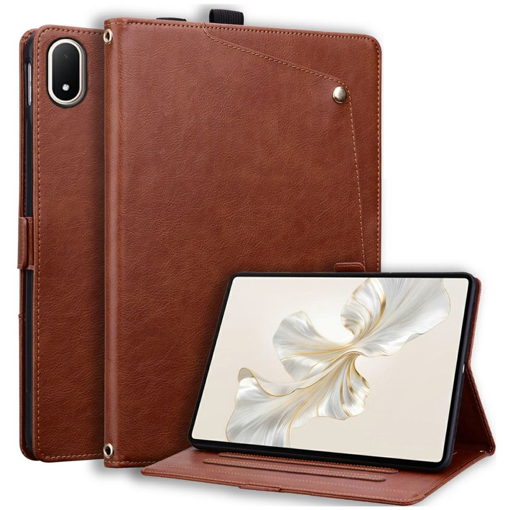 Flip Cover til OnePlus Pad 4/3 Pro/2 Pro Oppo Pad 5 Pro/4 Pro – Brun