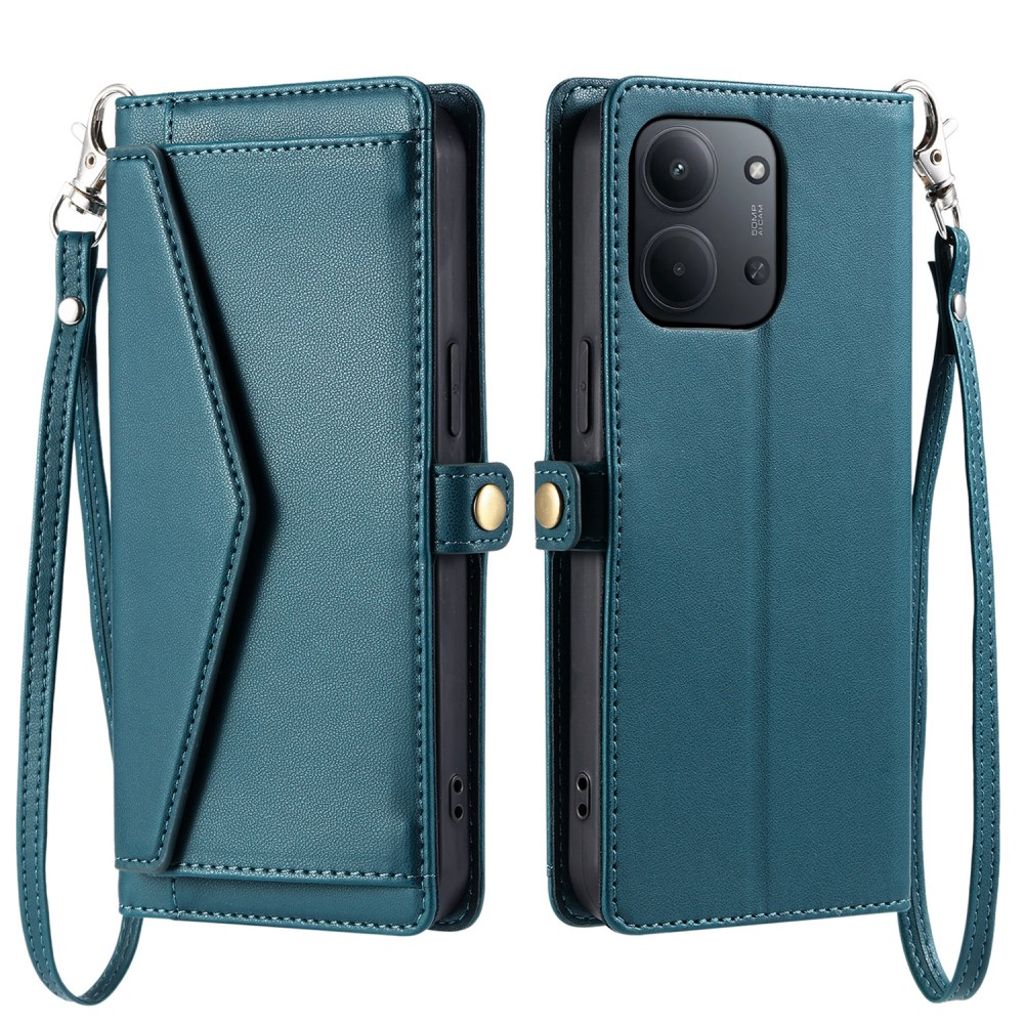 Xiaomi Redmi 15C 5G / 15C 4G Etui med Bærerem - Grønn