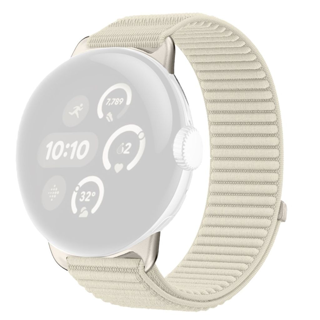 Google Pixel Watch 4 45 mm jne. Kellonranneke Nylon - beige