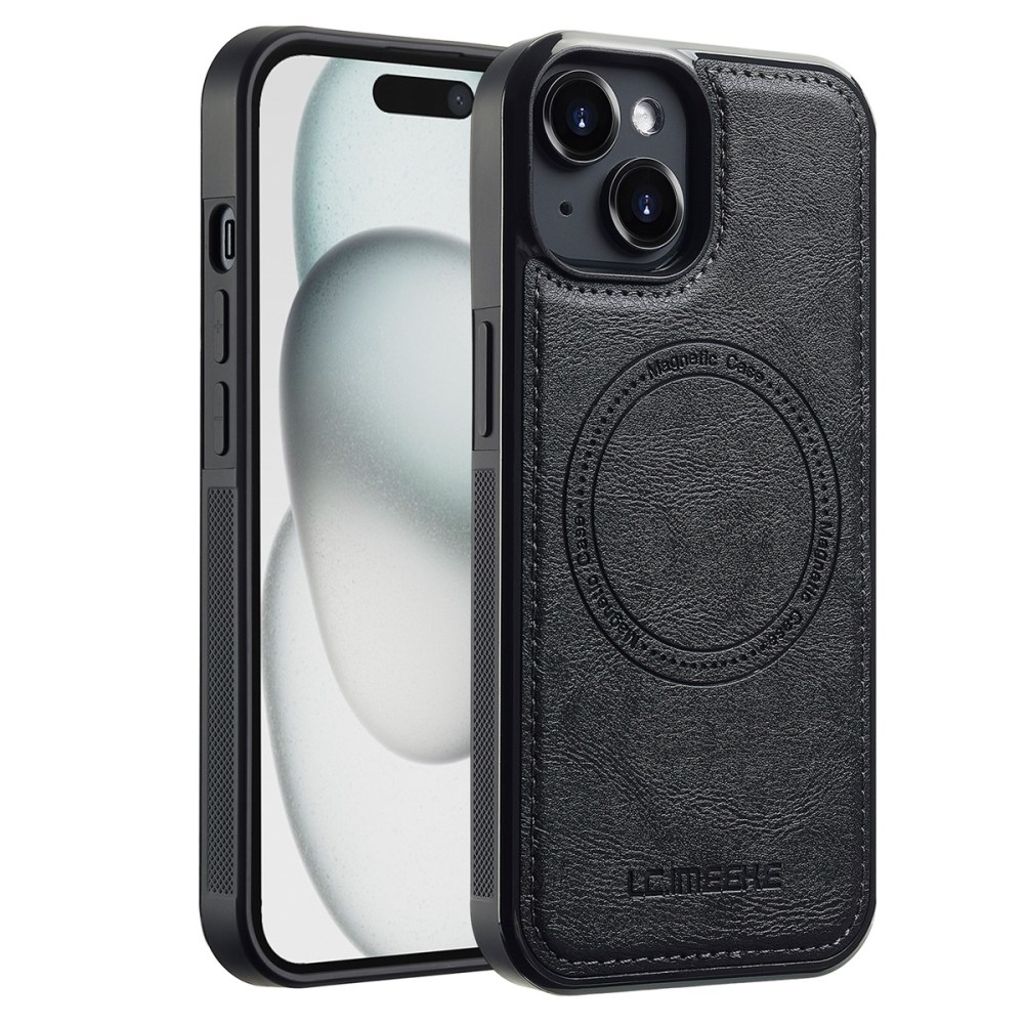 LC.IMEEKE iPhone 13 MagSafe-yhteensopiva kuori - Musta