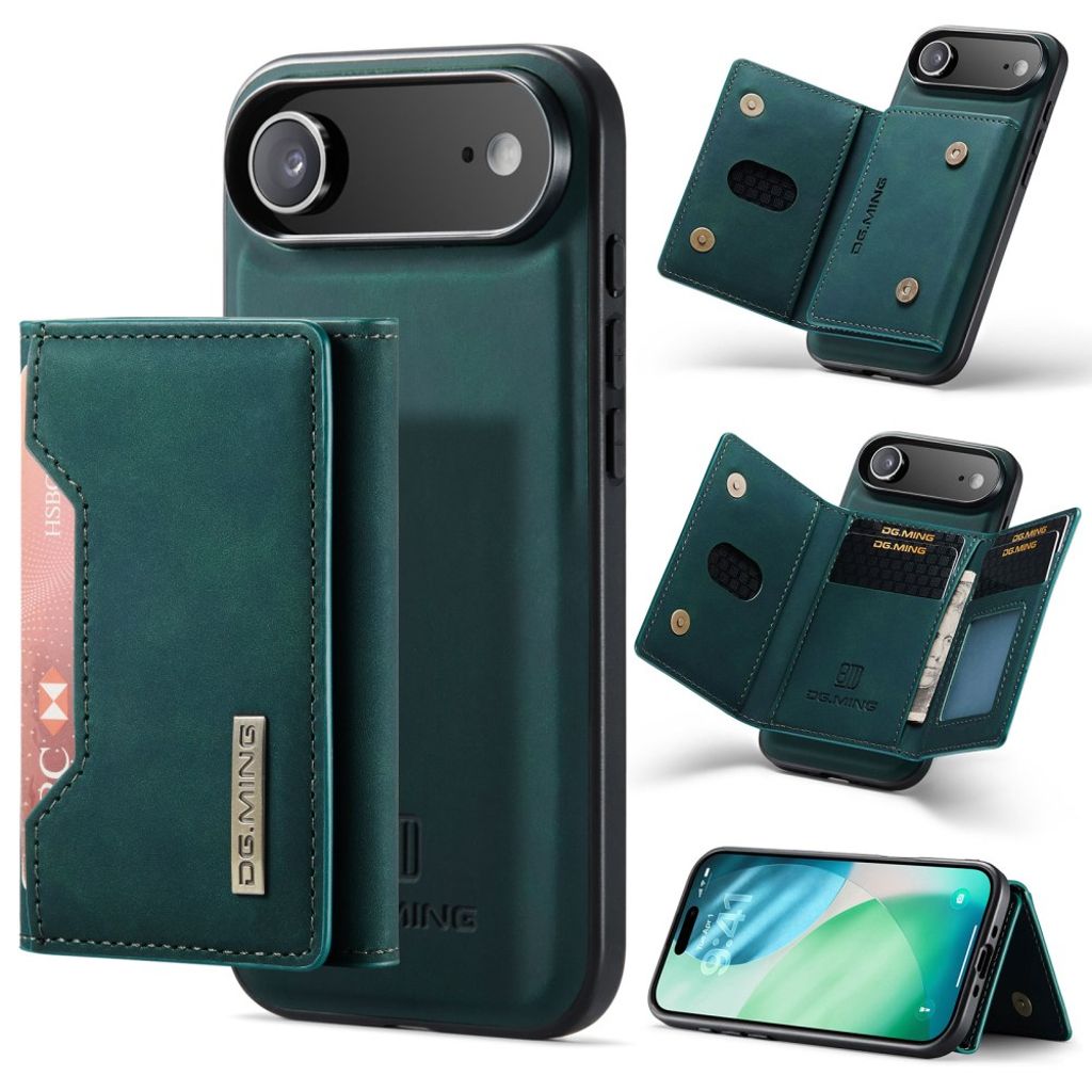 DG.MING iPhone Air Cover med Pung - Grøn