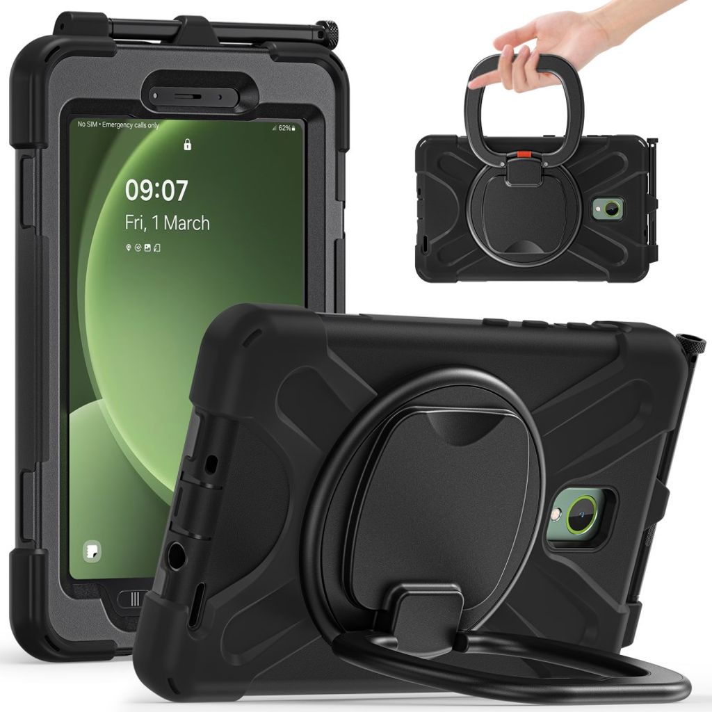 Samsung Galaxy Tab Active5 Case with Hand grip - Black