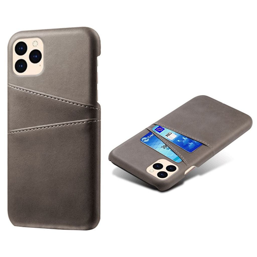 KSQ iPhone 12 Mini Case with Card slots - Grey