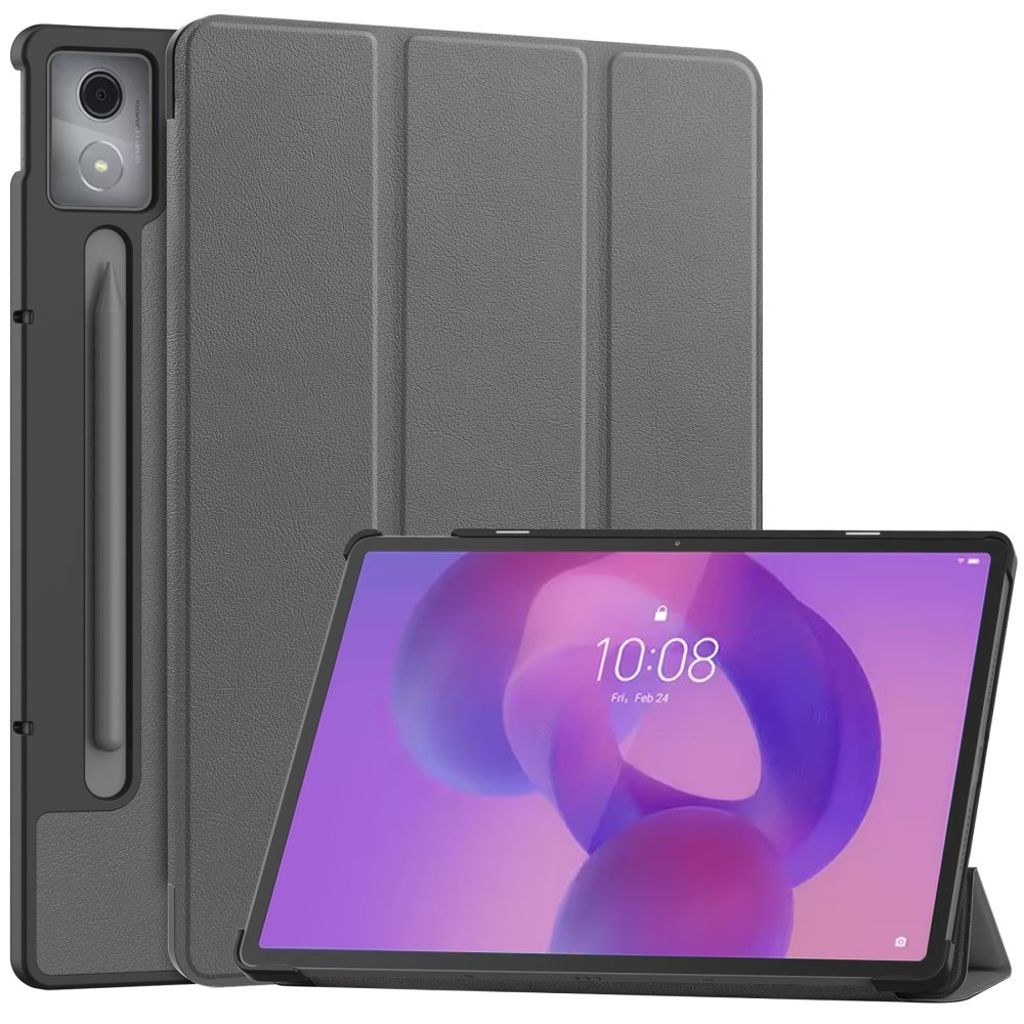 Lenovo Idea Tab Pro Kotelo, jalusta - harmaa