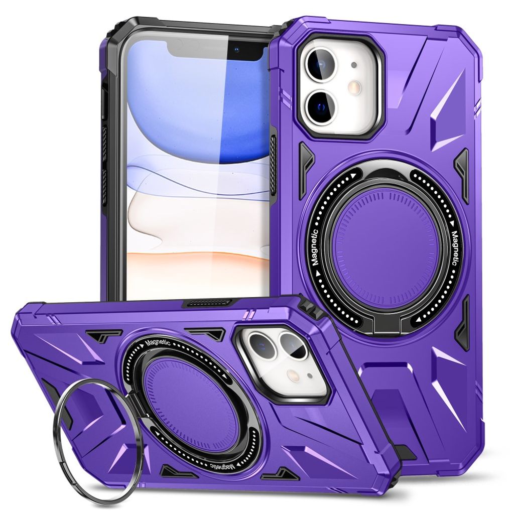 iPhone 11 Kuori Jalusta - Violetti