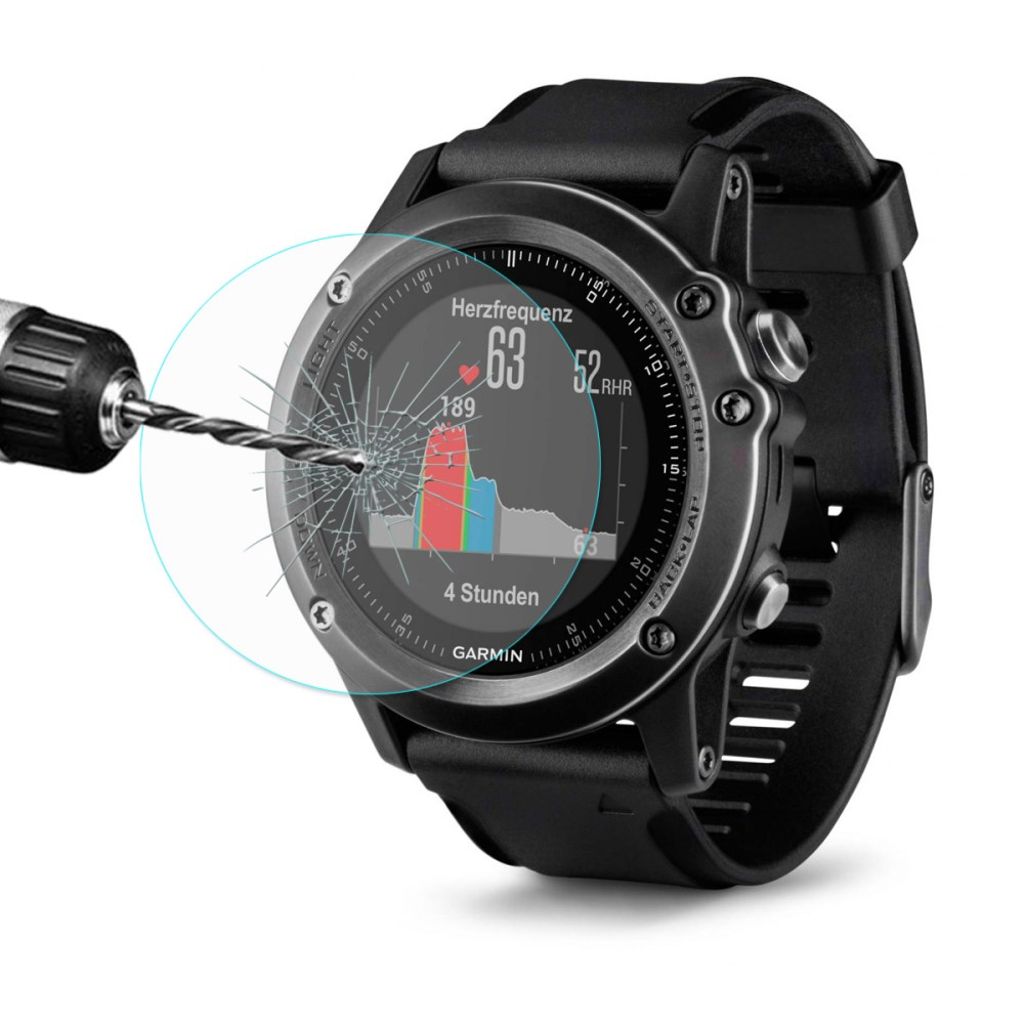 HAT PRINCE Garmin Fenix ​​3 HR Skärmskydd 2 st, 2,15D, 0,2 mm, 9H