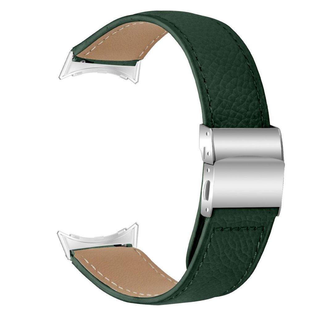 Google Pixel Watch 4 41 mm jne. kellonranneke nahkaa - vihreä