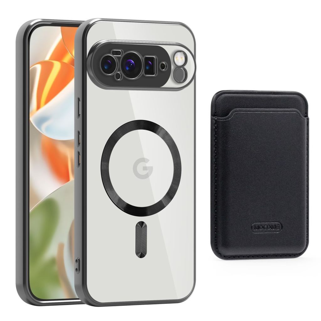 Google Pixel 10 Pro XL Skal med plånbok - Svart