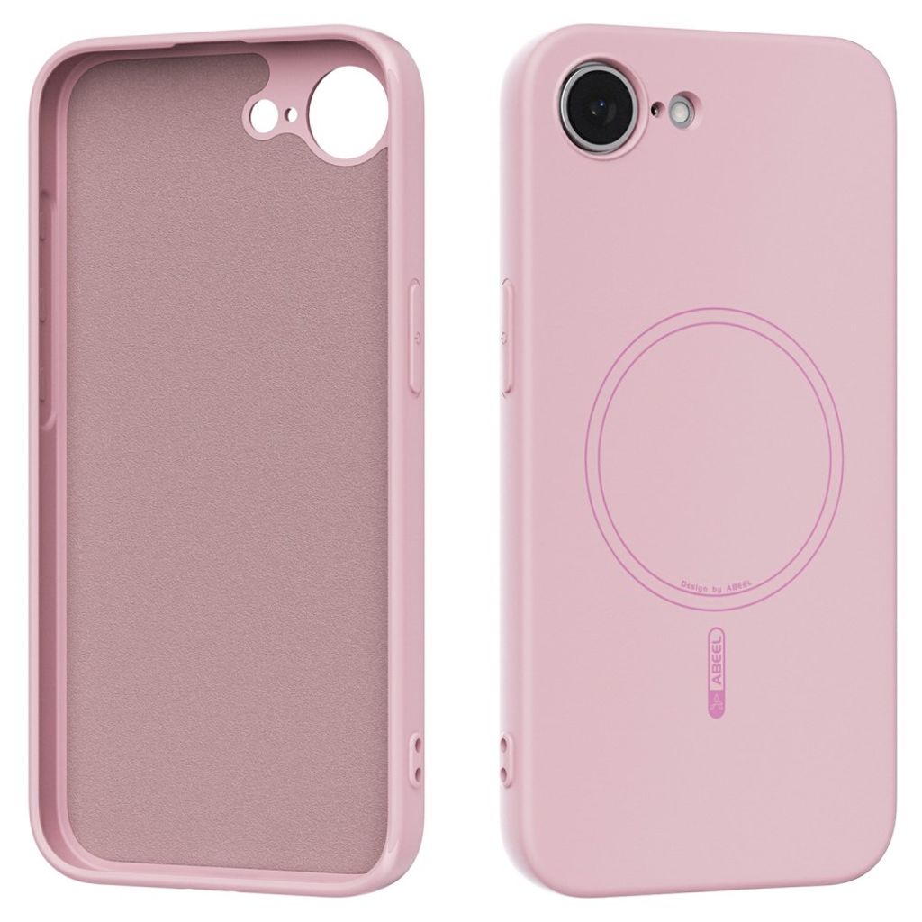 ABEEL iPhone 16e MagSafe Compatible Silicone Case - Pink