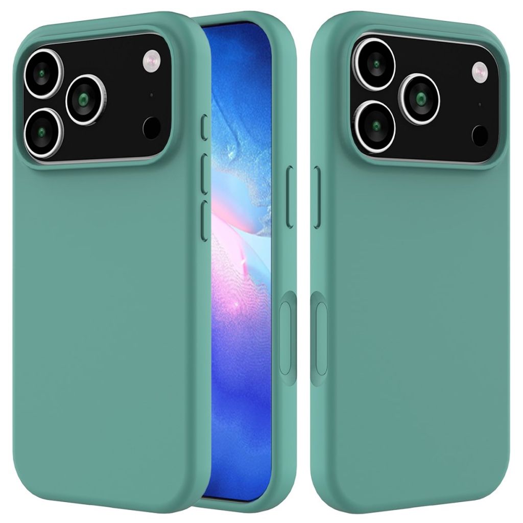 iPhone 17 Pro Max silicone phone case - turquoise