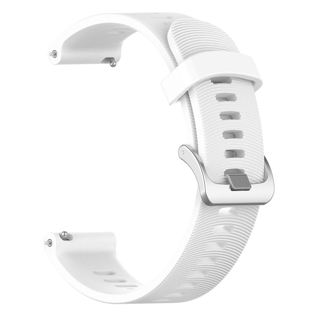 Garmin Forerunner 245/245 Music/645/645 Music m.fl. Klockarmband Silikon – Vit
