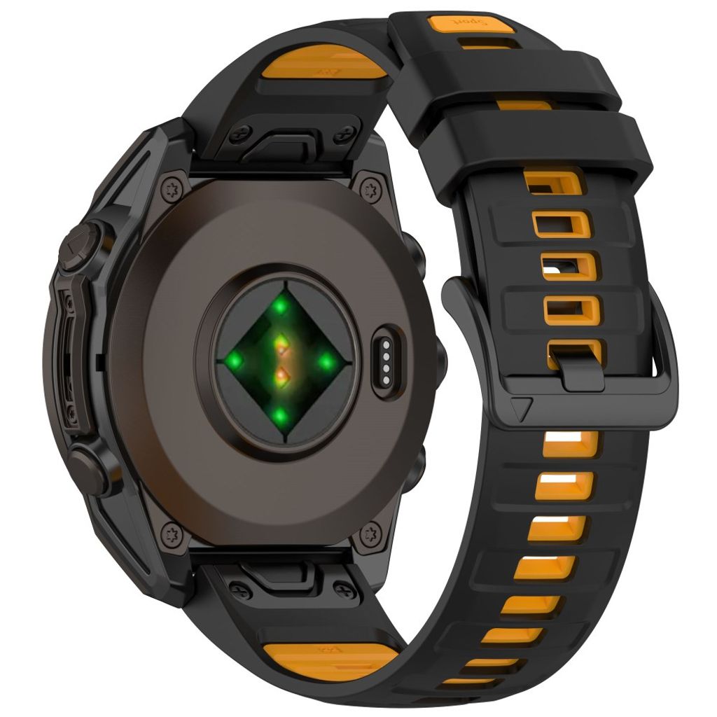 Garmin Fenix 8 43mm etc. Watch Strap - Black, Orange