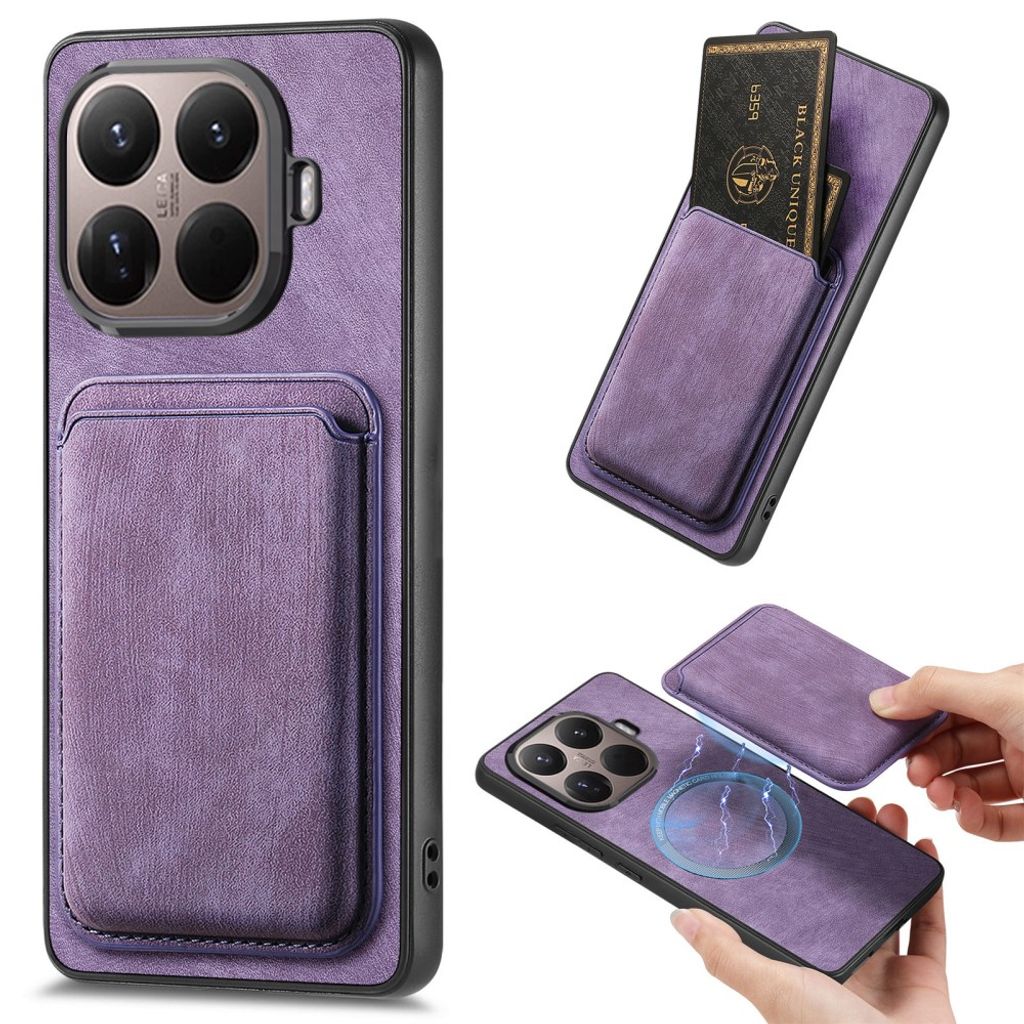 Xiaomi 17T Pro MagSafe-kuori lompakolla - Violetti